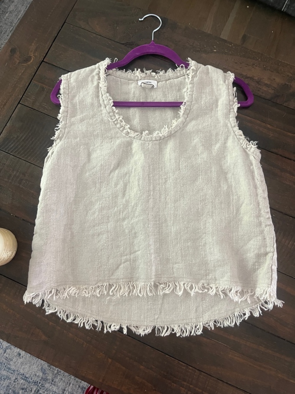 Mikoh Himalaya Linen Frey Sleeves Top - Picture 5 of 10